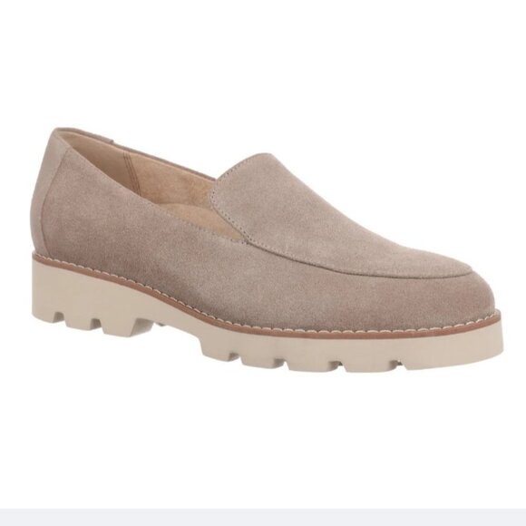 Vionic Kensley Loafer Suede Slip-On Shoes Taupe Tan Women’s Size 12 - Picture 1 of 11
